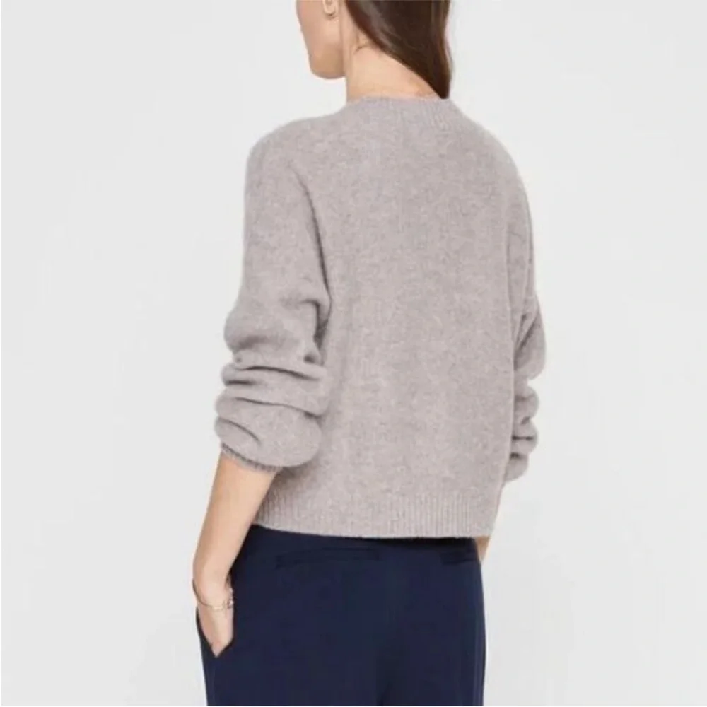 Club Monaco Boiled Cashmere Cardigan Sweater Button Down V-Neck Gray Size XS - Picture 9 of 11